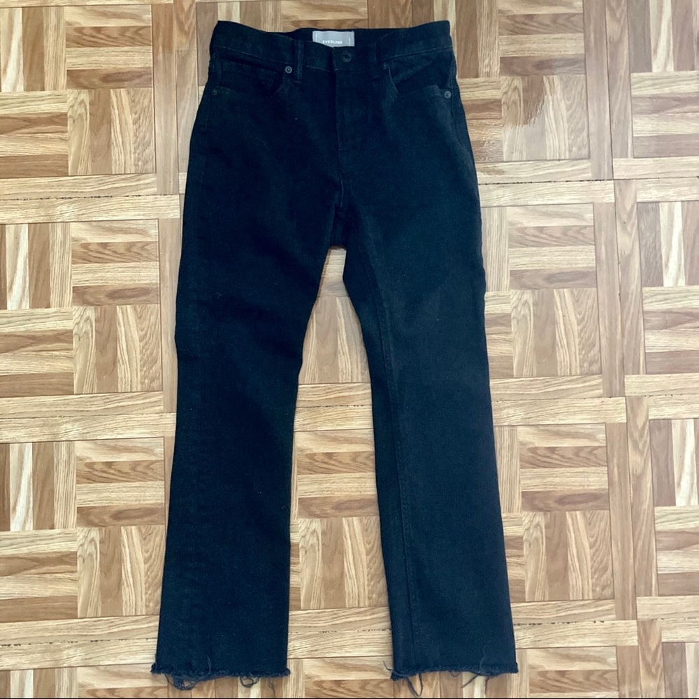Everlane high waisted cropped jeans
